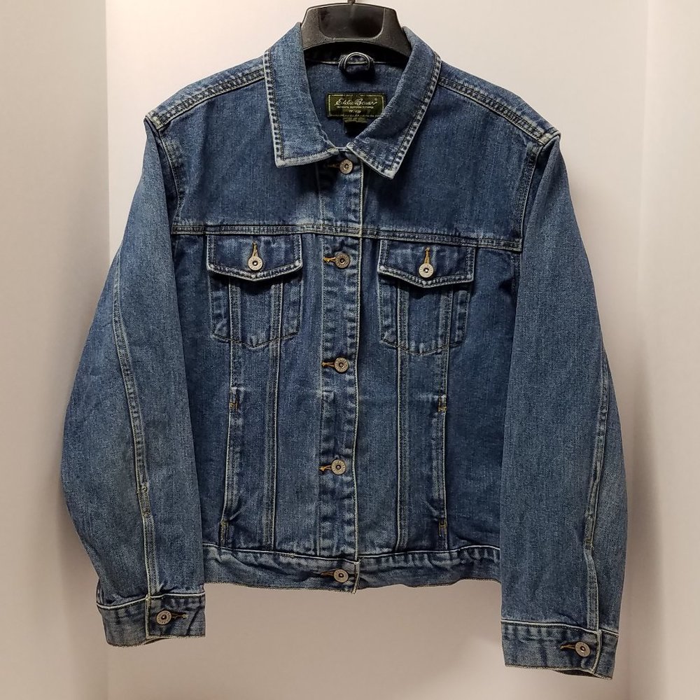 Eddie Bauer Blue Denim Jean Jacket